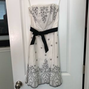 White House Black Market Strapless Dress